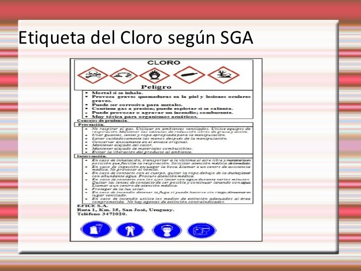 Evaluación de riesgo del cloro ppt