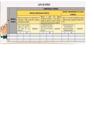 Evaluación diagnostica