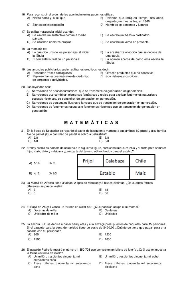Examen De Olimpiada De 6 Grado 2016 Newhairstylesformen2014com | examen de la olimpiada 2016 6 grado respuestas del Examen De Olimpiada De 6 Grado 2016 Newhairstylesformen2014com | examen de la olimpiada 2016 6 grado respuestas del