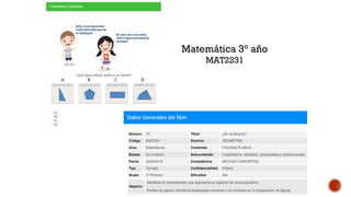 Matemática 3° año
MAT2231