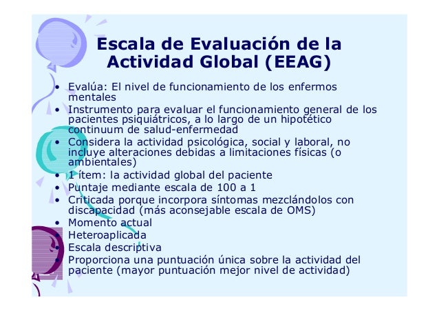 Evaluacion habilidades funcionales Salud Mental