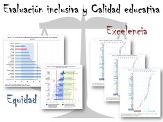 Evaluación inclusiva y Calidad educativa
                          Excelencia




Equidad
 