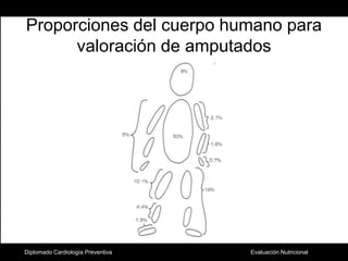 Diplomado Cardiología PreventivaProporciones del cuerpo humano para valoración de amputados