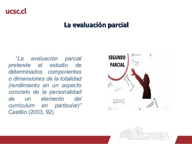 Evaluación parcial