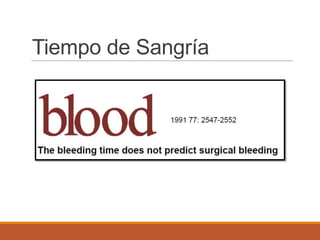 Tiempo de Sangría
 