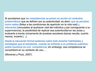 Evaluación y competencias básicas