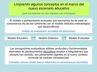 Evaluación y competencias básicas