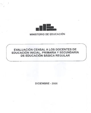 Evaluacion censal-docentes-2006