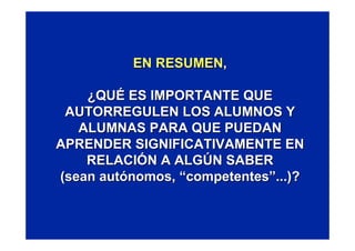 Evaluar para aprender