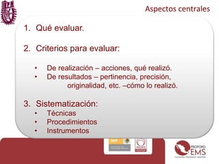 Corrección y mejora.