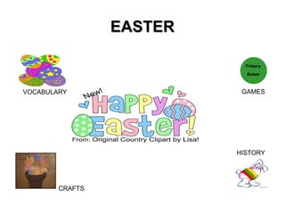 EASTER VOCABULARY GAMES CRAFTS HISTORY 