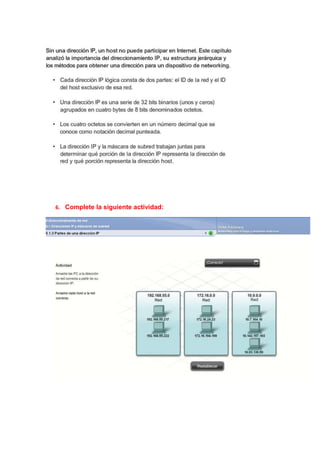 6. Complete la siguiente actividad:
 