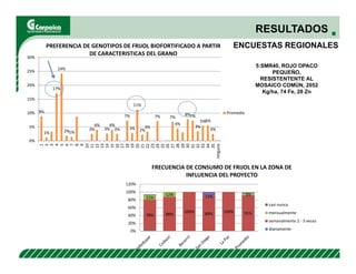 Evaluación agronómica y sensorial de fríjol mejorado nutricionalmente en el Cesar