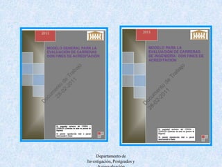 Departamento de Investigación, Postgrados y Autoevaluación