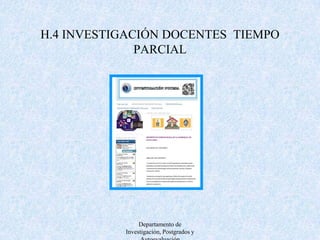 Criterio I: Vinculación con la ColectividadLa Vinculación con la colectividad, proyectada desde la perspectiva de las carreras, debe contar con mecanismos establecidos para el desarrollo de actividades que permitan establecer relaciones de los estudiantes y los profesores con el entorno productivo, social y económico.  Esto es, procedimientos o normativas que faciliten la ejecución de asistencia técnica, análisis y pruebas de laboratorio, consultorías, clínicas, prácticas estudiantiles y trabajos de fin de carrera. Departamento de Investigación, Postgrados y Autoevaluación