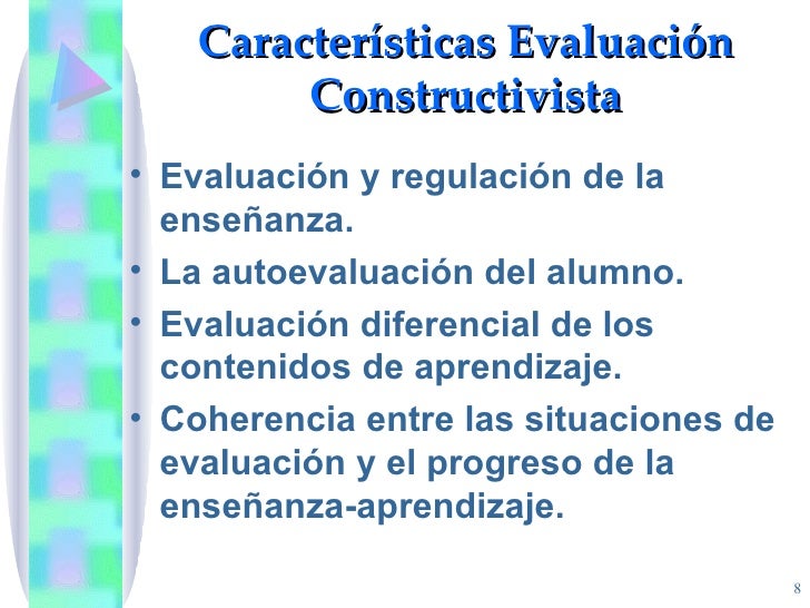 Evaluacion constructivista