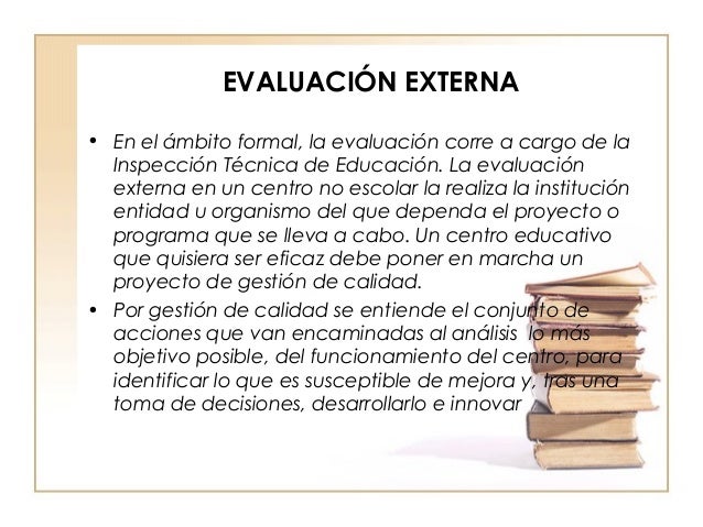 Evaluacion de centros