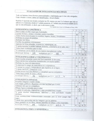 Test de Inteligencias Múltiples