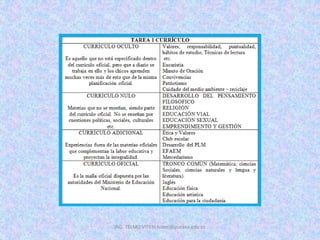 ING. TELMO VITERI tviteri@pucesa.edu.ec
 