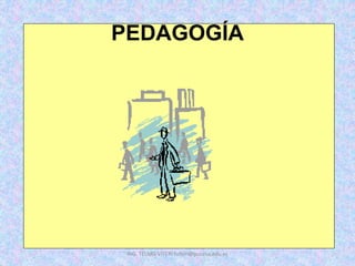 PEDAGOGÍA
ING. TELMO VITERI tviteri@pucesa.edu.ec
 