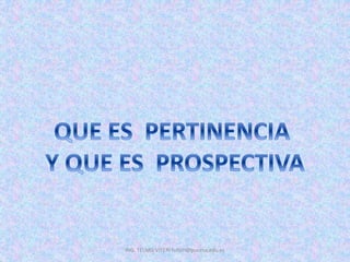 ING. TELMO VITERI tviteri@pucesa.edu.ec
 