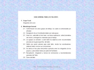 ING. TELMO VITERI tviteri@pucesa.edu.ec
 