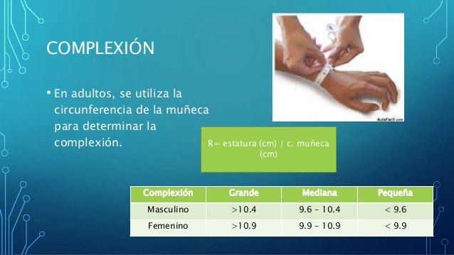 Evaluación del estado de nutrición