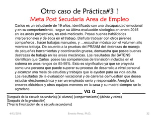 Metas Postescolares Evaluacion en Transicion y Metas Post Secundarias en el PEI | PDF