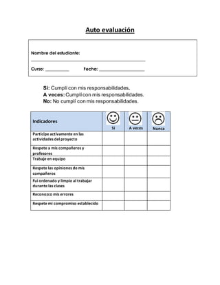 instrumentos de evaluación | DOCX