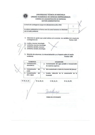 Evaluaciones