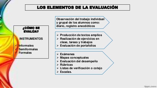 Evaluacion formativa