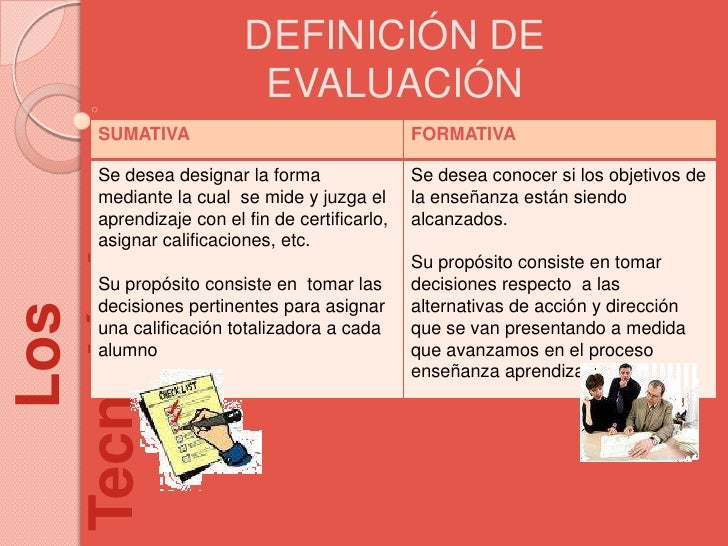 DIFERENCIA ENTRE EVALUACIÓN FORMATIVA Y SUMATIVA