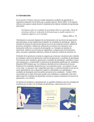 Evaluacion Por Resultados De Aprendizaje | PDF