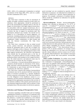 Evaluacion preanestesica taskforce 2002 | PDF