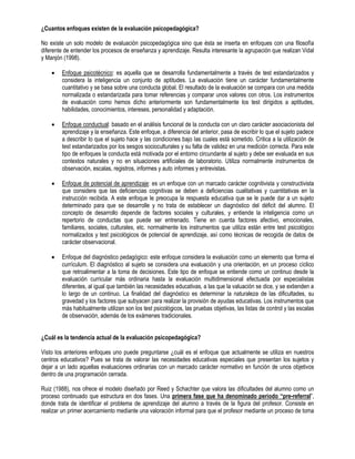 Evaluacion psicopedagogica 0 | PDF