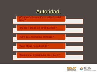 Autoridad. 