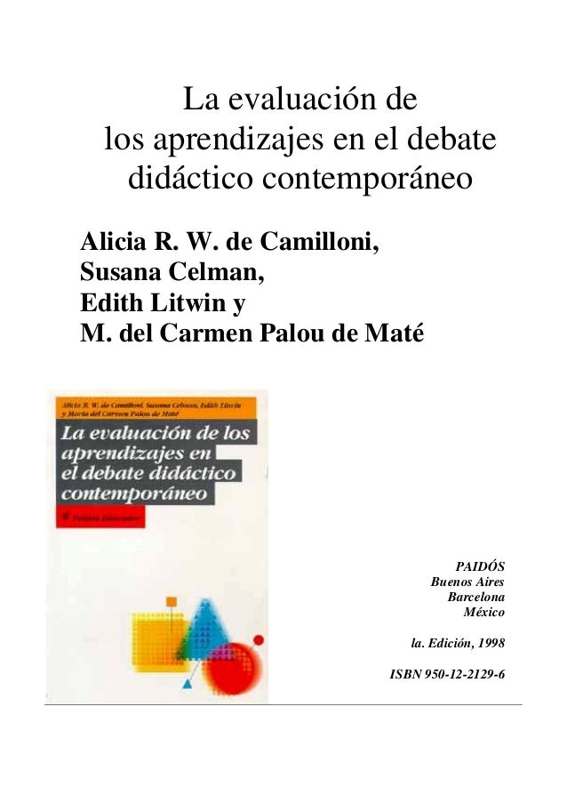Resultado de imagen para Litwin-La evaluación campo de controversias