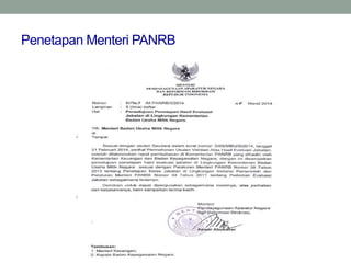 Penetapan Menteri PANRB
 