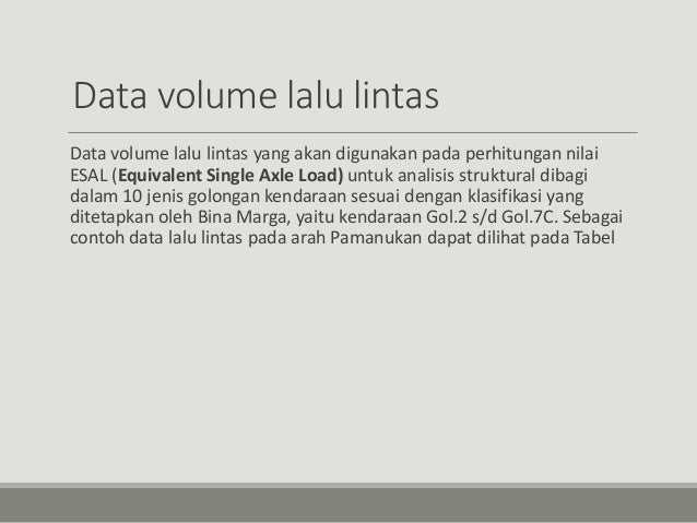 Evaluasi Kondisi Struktural Perkerasan Lentur vMenggunakan 