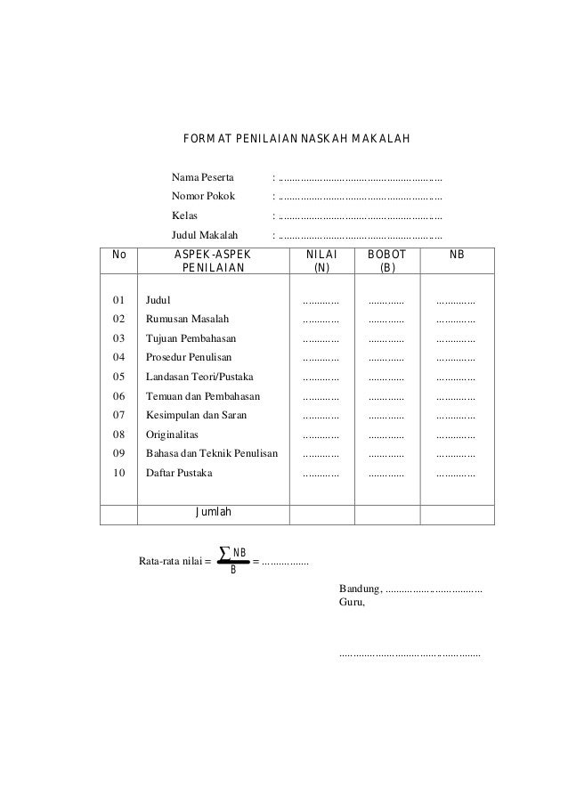 Evaluasi pembelajaran _makalah_