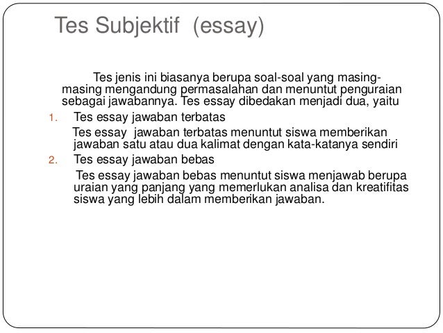 Contoh Essay Writing Tentang Pendidikan - Simak Gambar Berikut