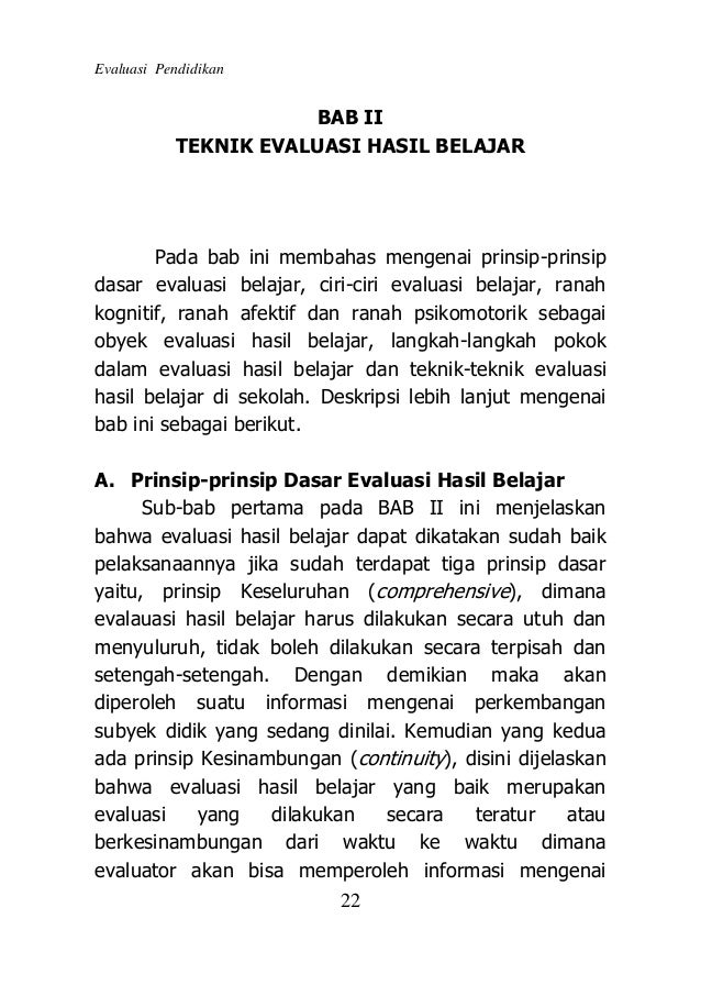 Evaluasi Pendidikan