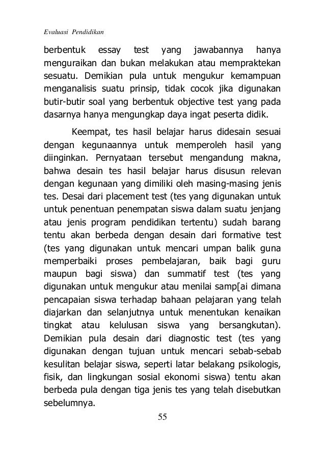 Evaluasi pendidikan