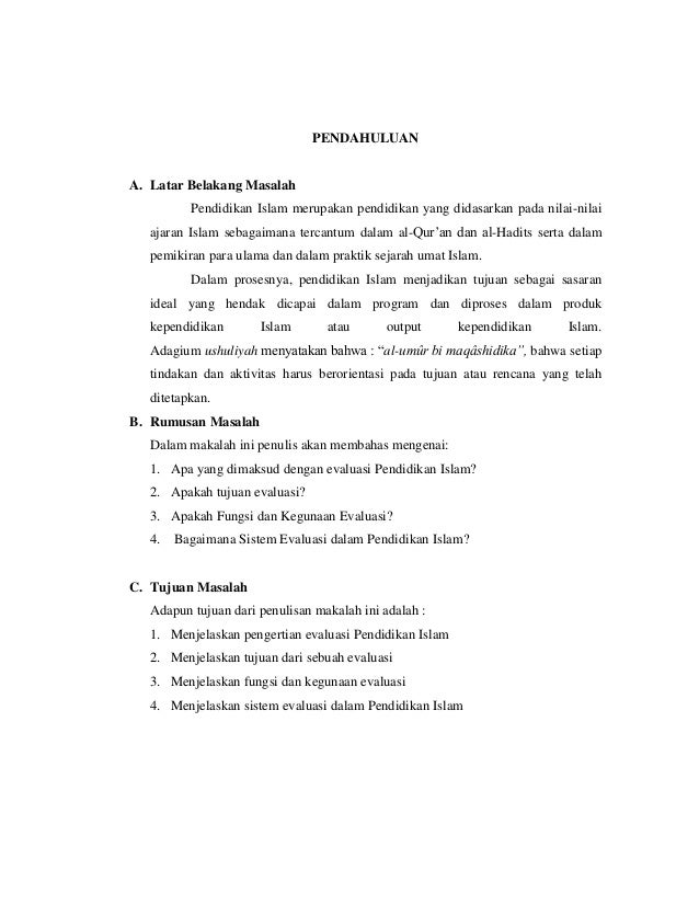Makalah Cerita Sejarah BAB 1 Pendahuluan Evaluasi pendidikan islam Makalah Cerita Sejarah BAB 1 Pendahuluan Evaluasi pendidikan islam