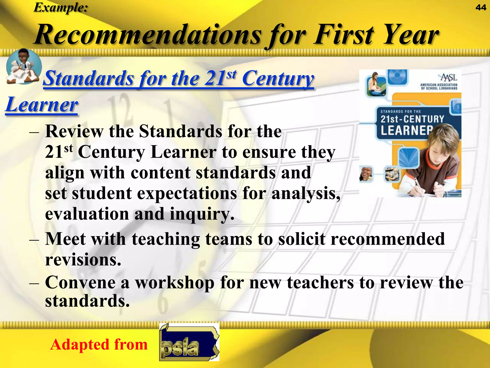 Weakness Area Example--Target Indicator: Students are engaged in reading, writing, speaking, viewing & listening for enjoyment, enrichment, & understanding.    Library Staff Response    ____Basic   100% Proficient   ____ Exemplary   Administrative Response100% Basic   ____ Proficient   ____ Exemplary   Teaching Staff Response   82% Basic   18%  Proficient  ____ Exemplary