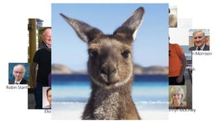 Rob Walsh
Anneke
Kathryn McKinley
Ron Morrison
Eliot Moss
Robin Stanton
Dave Thomas
Generosity
Perseverance
Mr Beach
Graha...