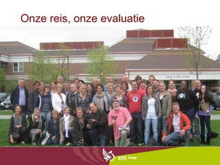 Onze reis, onze evaluatie 