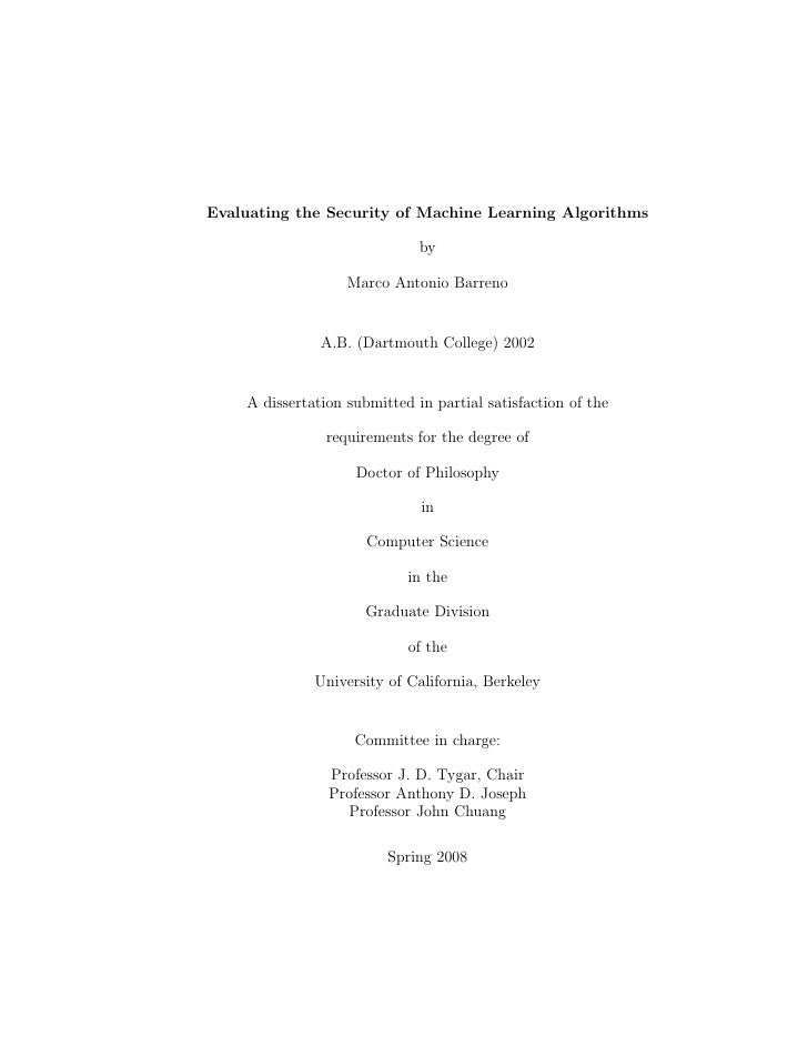 Berkeley dissertation committee