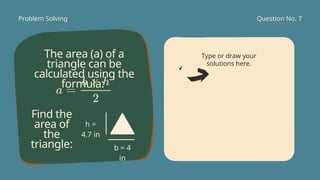 Evaluating Algebraic Expressions Math quiz Grade 6.pptx