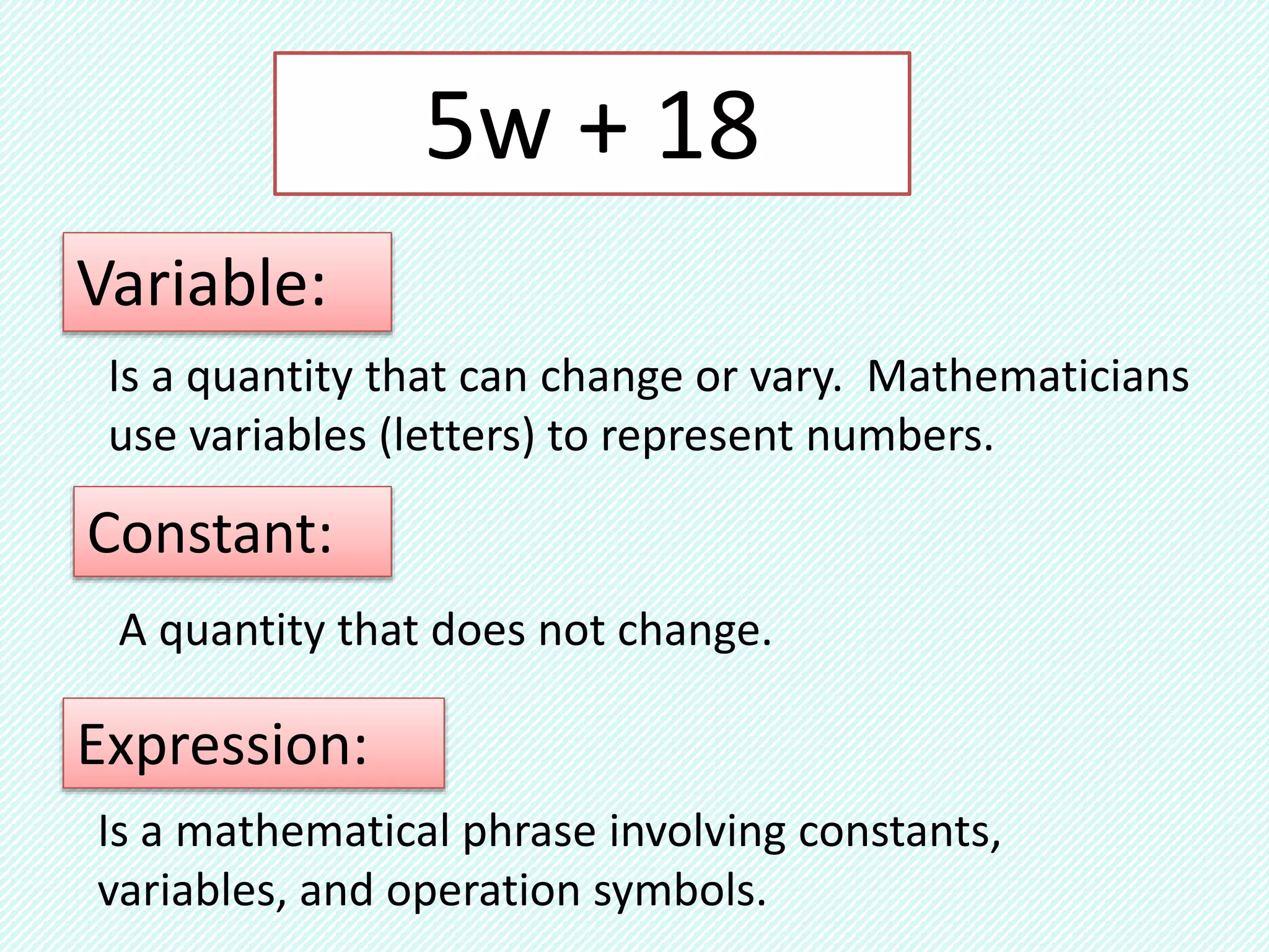 Evaluating algebraic expressions with substitution (answers) | PPTX